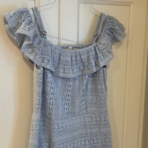 Juniors Small Live to be Spoiled Off the Shoulder Lace Dress